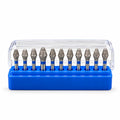 EX-12 Dental Diamond Burs – FG High-Speed | Pack of 10