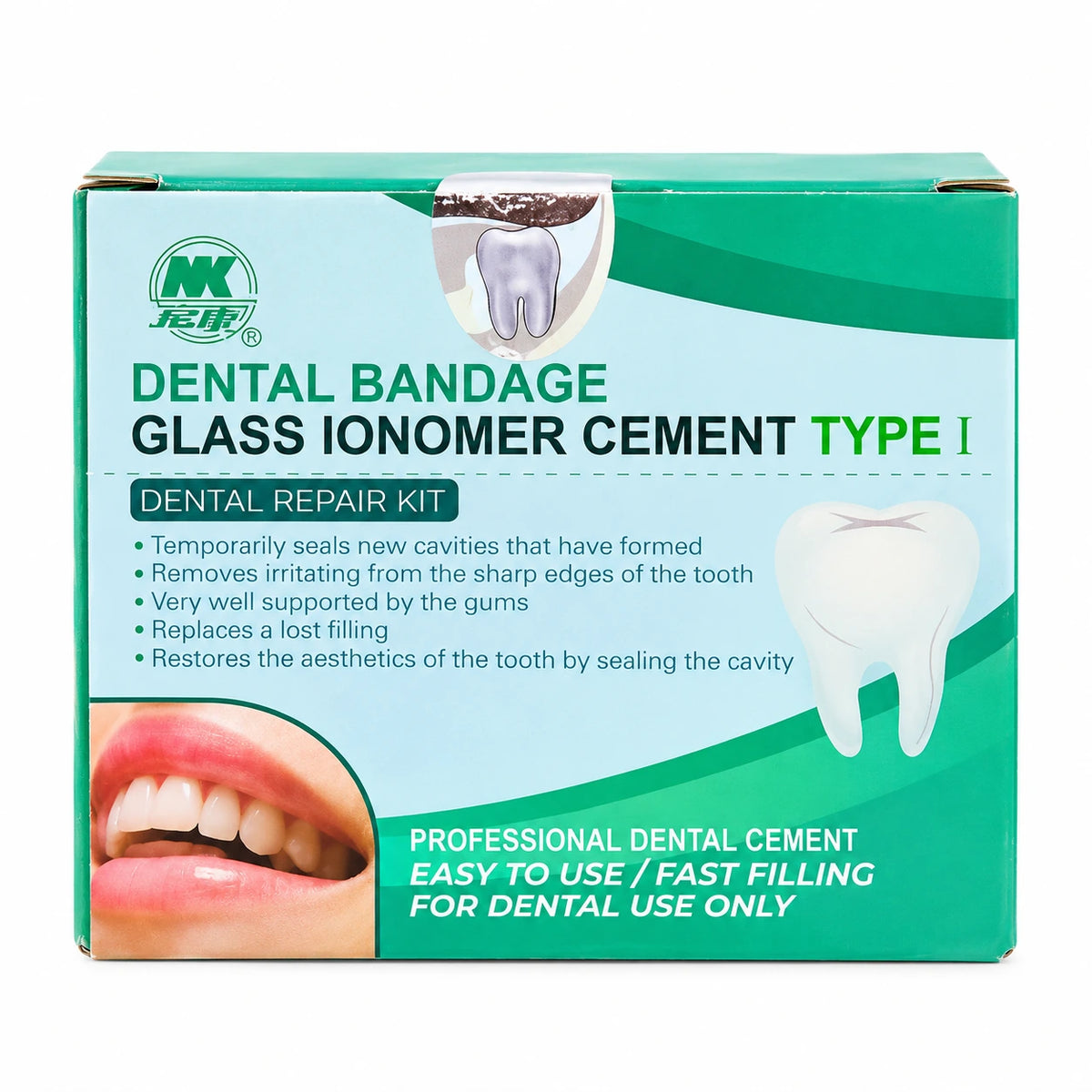 Dental Bandage Glass Ionomer Cement Type I – Dental Repair Kit