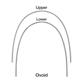 Orthodontic NiTi Arch Wires – Upper & Lower (Multiple Sizes)