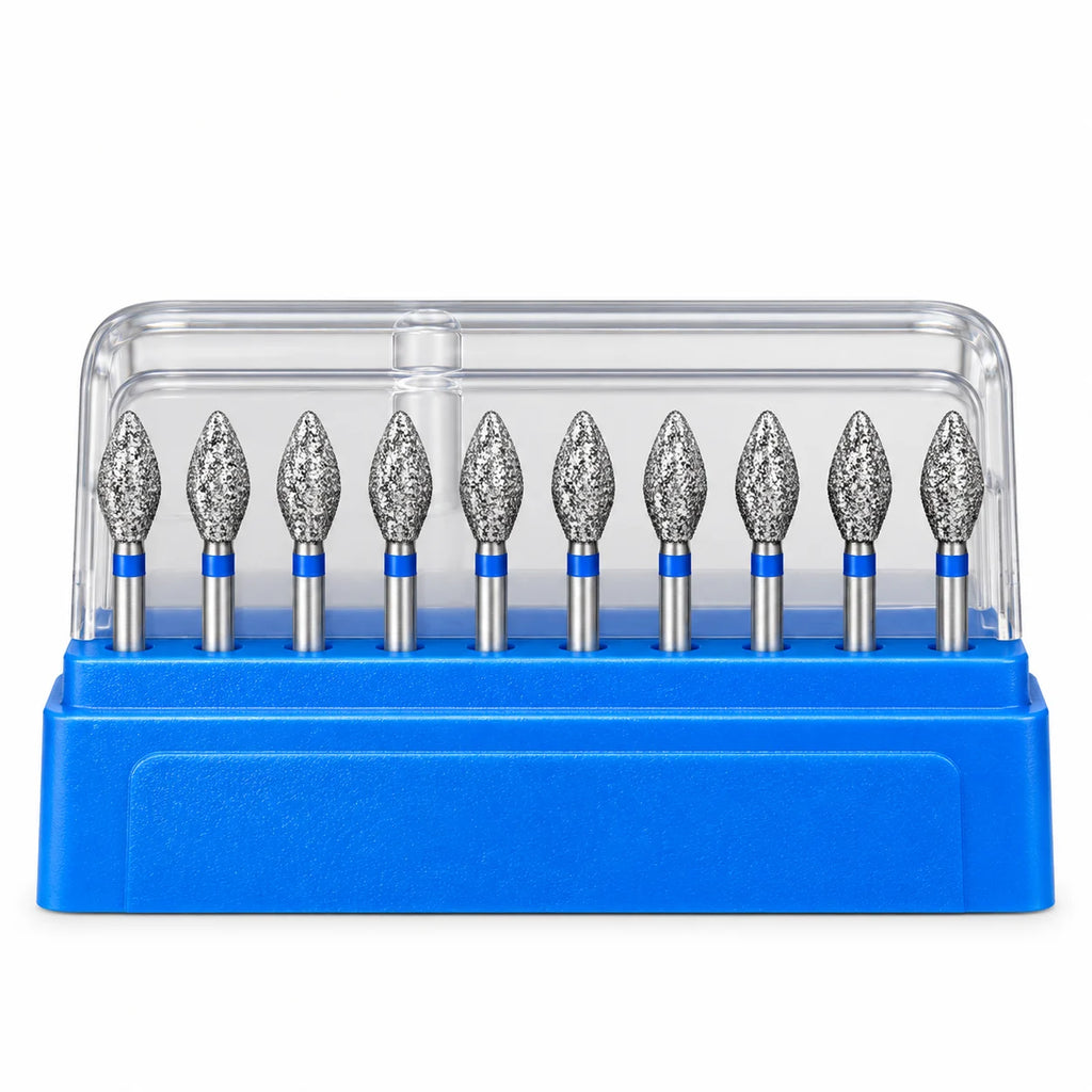 EX-12 Dental Diamond Burs – FG High-Speed | Pack of 10