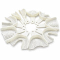 Dental Plastic Impression Trays – Disposable Perforated Dental Trays for Upper & Lower Teeth
