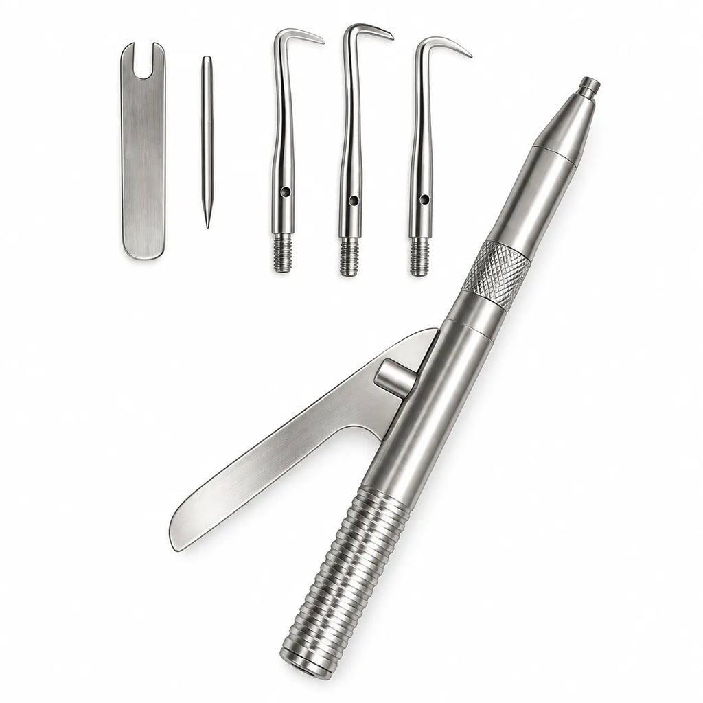 Automatic Dental Crown Remover – Stainless Steel with Attachments