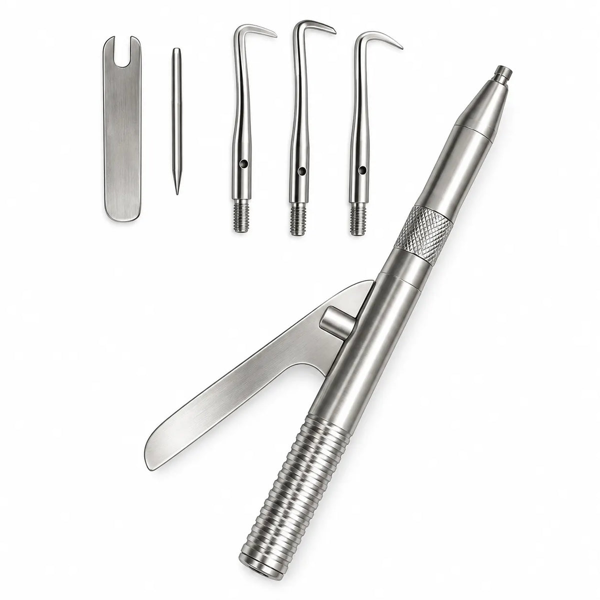 Automatic Dental Crown Remover – Stainless Steel with Attachments