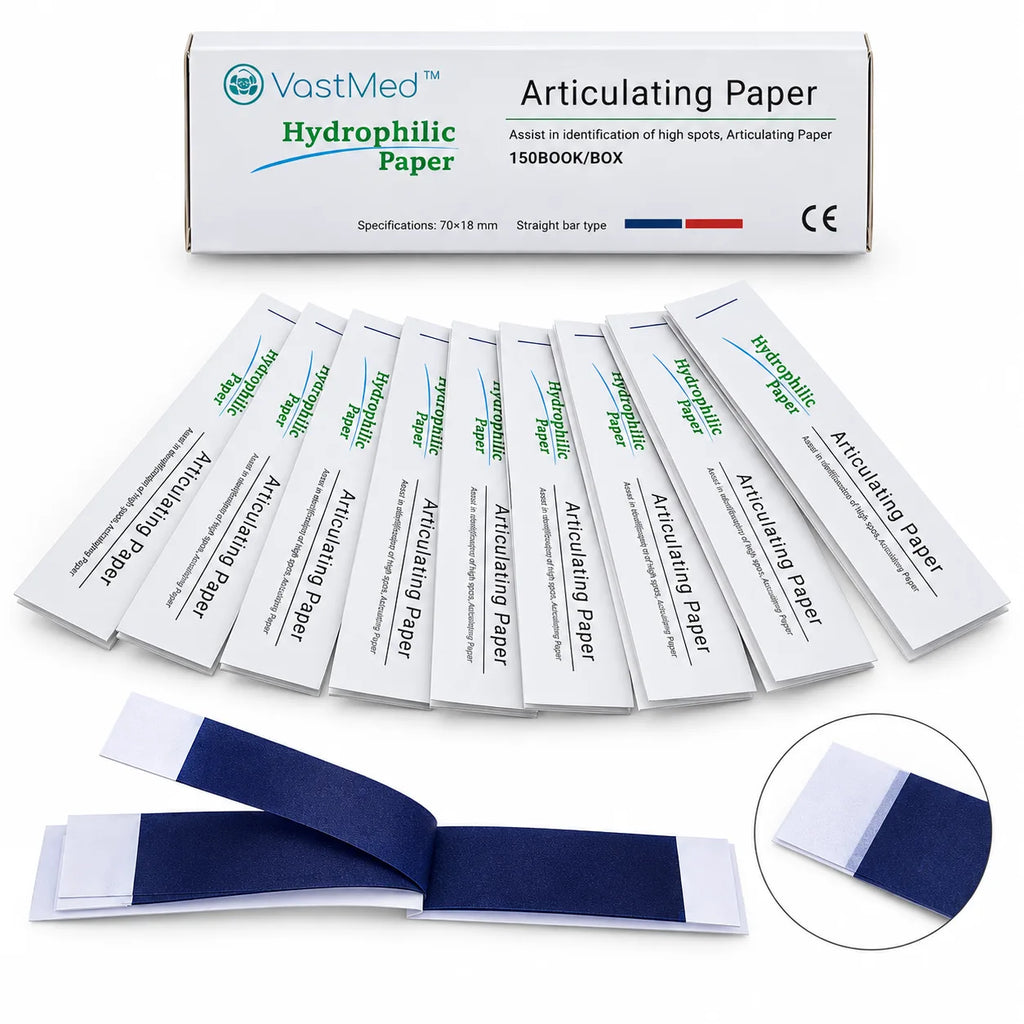 VastMed Articulating Paper – 40µm Dental Bite Marking Paper
