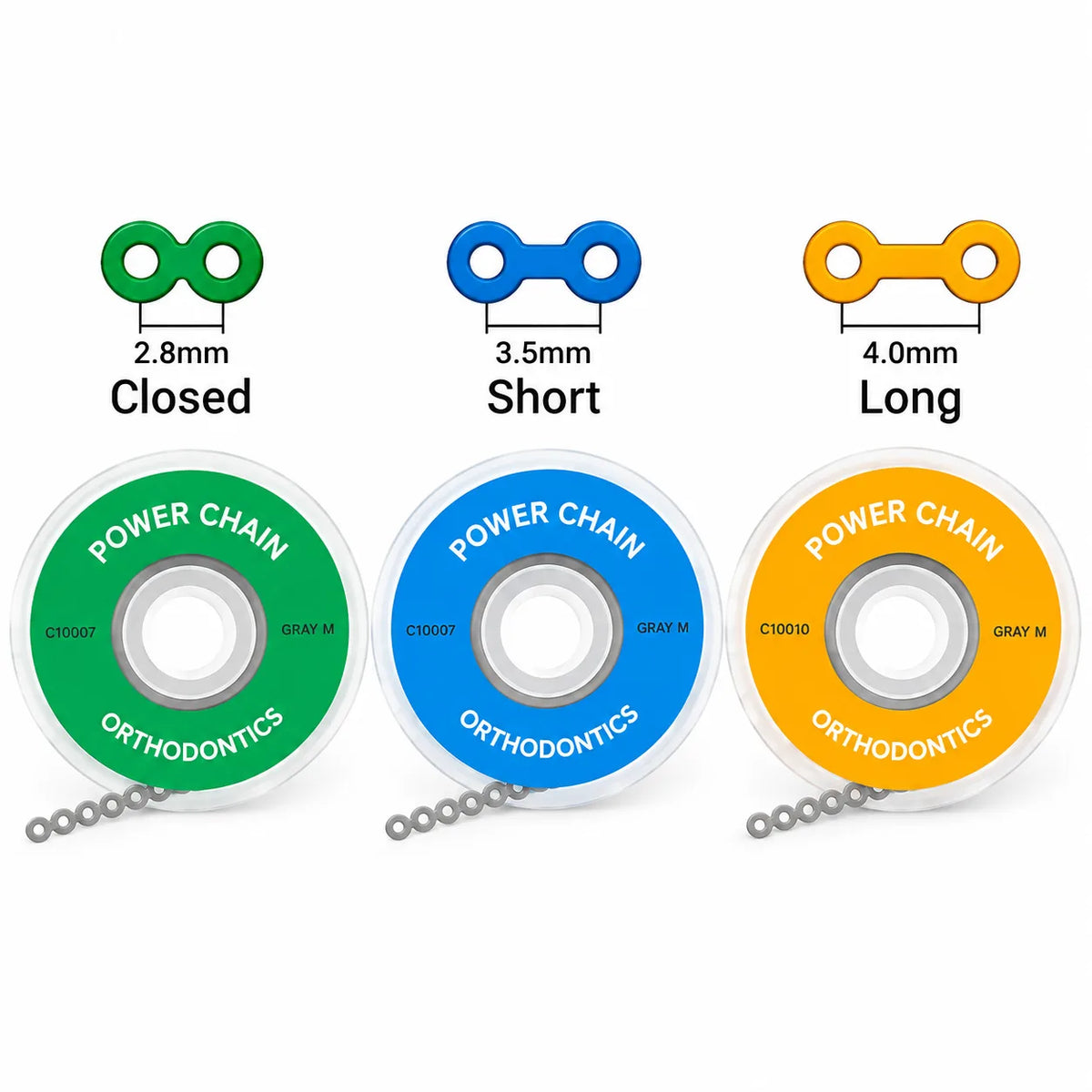 Orthodontic Power Chain – Elastic Dental Braces Chain