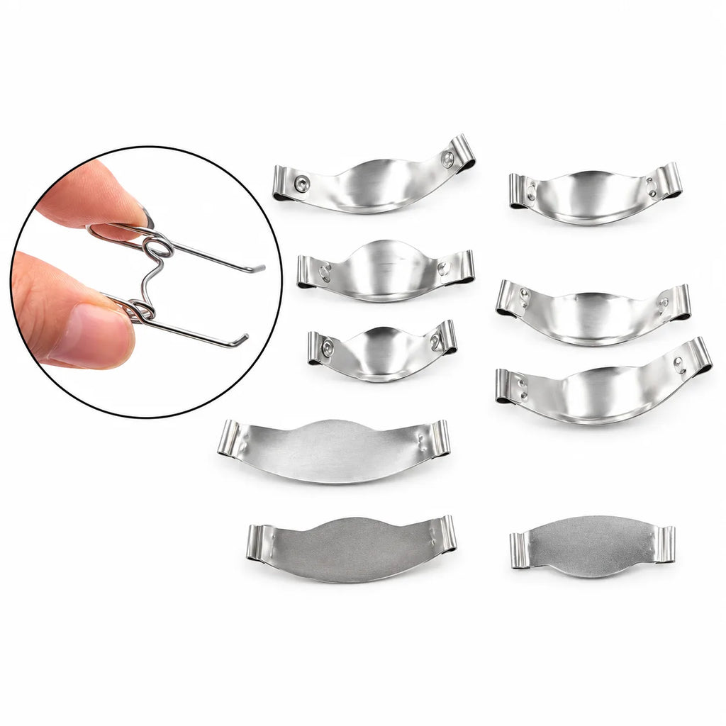 Automatric Sectional Matrix Band Kit – 36 PCS Stainless Steel Dental Matrices with Spring Clip