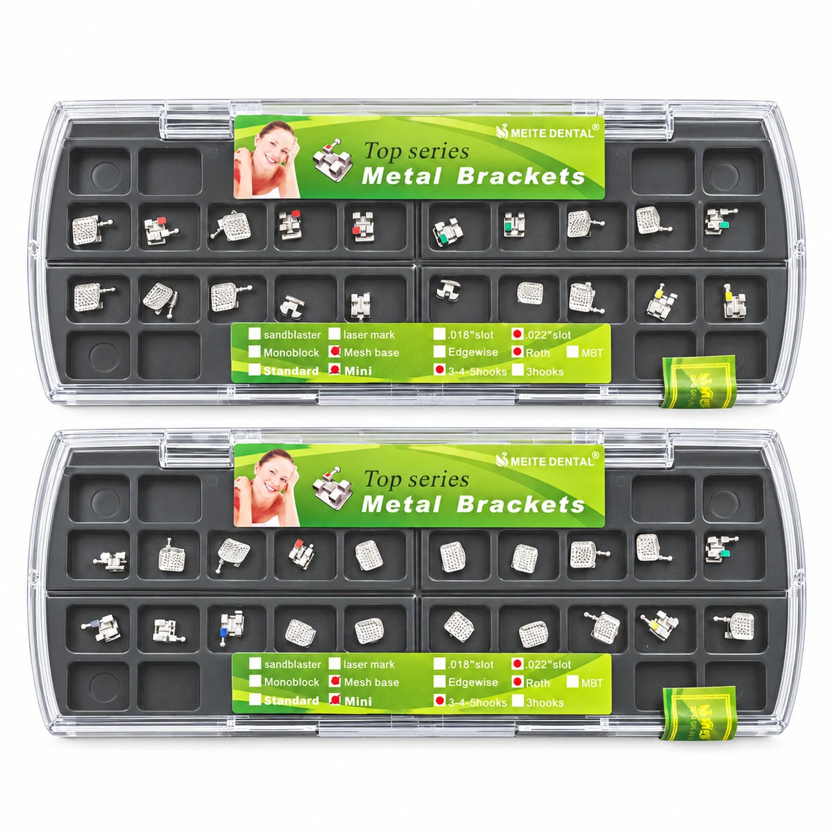 Dental Orthodontic Metal Brackets Set – Mini Roth 0.022 Slot