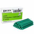 JLWAX Green Tracing Sticks – Type 1 Low Fusing Impression Compound | 10 Sticks