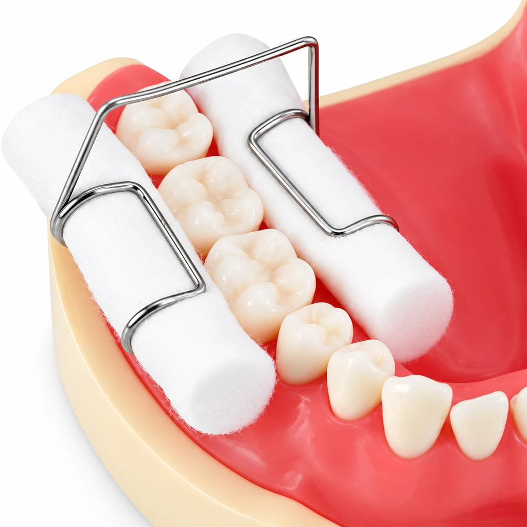 Dental Cotton Roll Holder – Stainless Steel | 4 Pcs