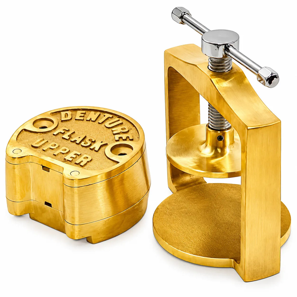 Dental Press Flask – Professional Denture Flask for Acrylic Processing
