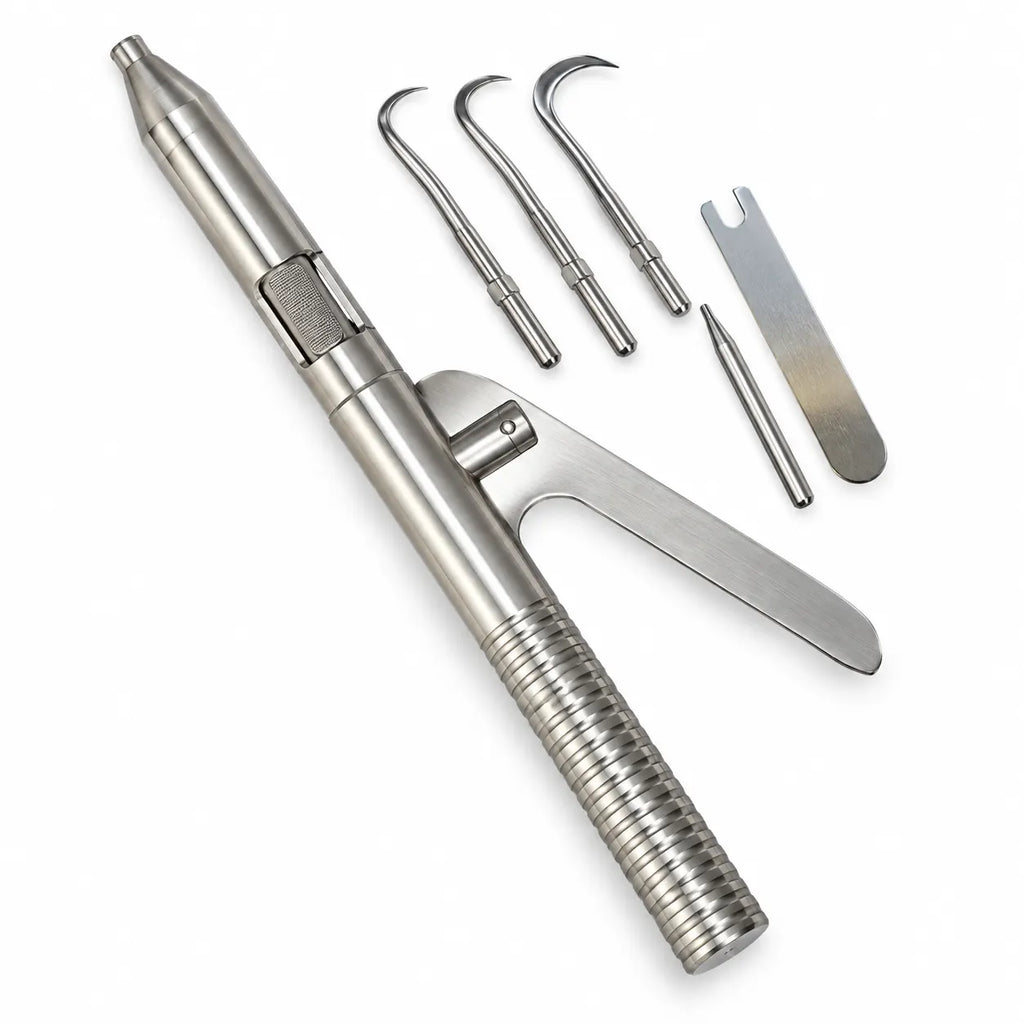 Automatic Dental Crown Remover – Stainless Steel with Attachments