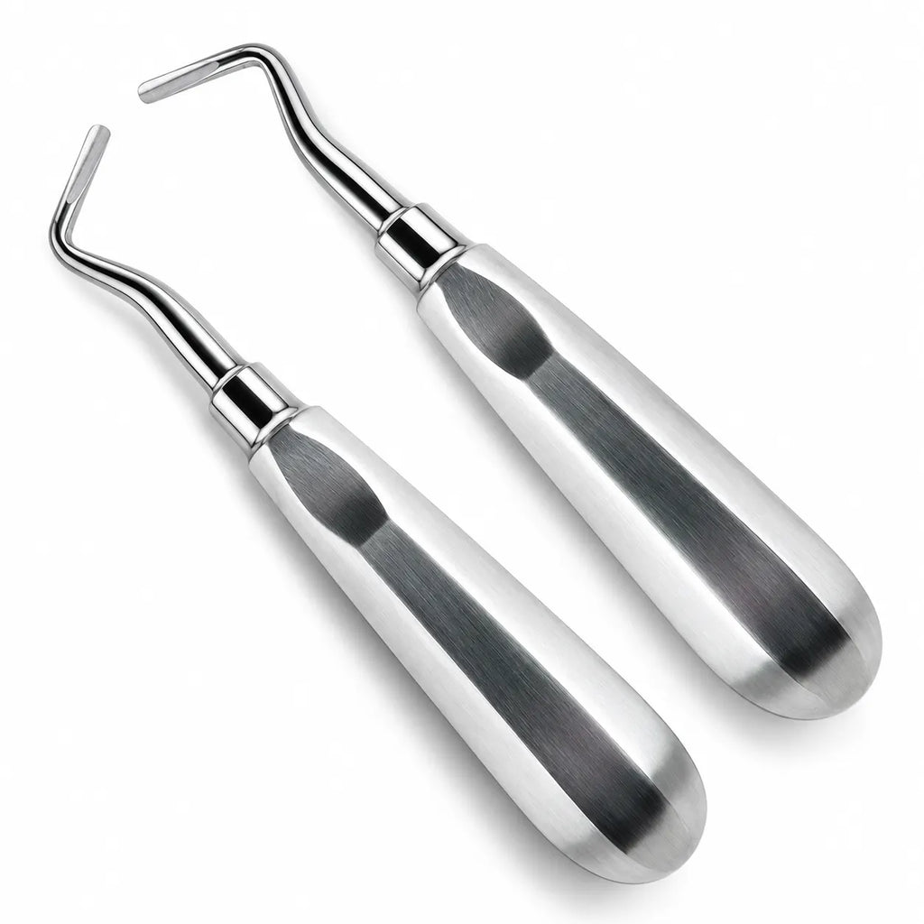 Dental Root Elevator Set – Stainless Steel | 2 Pcs