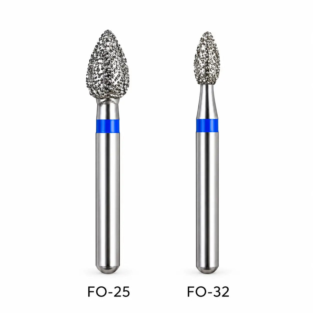 FO Series Dental Diamond Burs – FG High-Speed | Pack of 10
