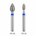 FO Series Dental Diamond Burs – FG High-Speed | Pack of 10