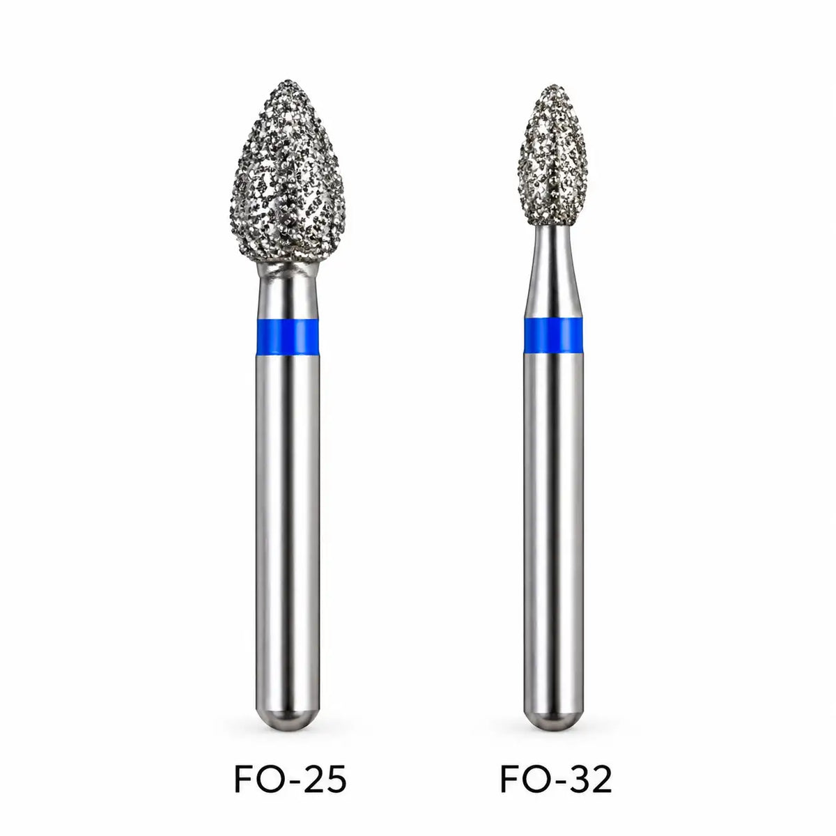 FO Series Dental Diamond Burs – FG High-Speed | Pack of 10