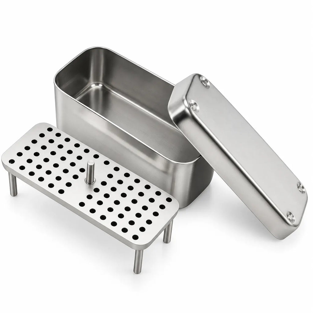 Stainless Steel Dental Endo Box – Bur & Needle Storage