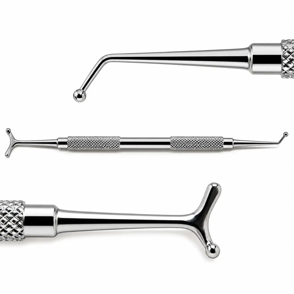 Dental Burnisher – Double-Ended Stainless Steel Ball Burnisher for Dental Restorations