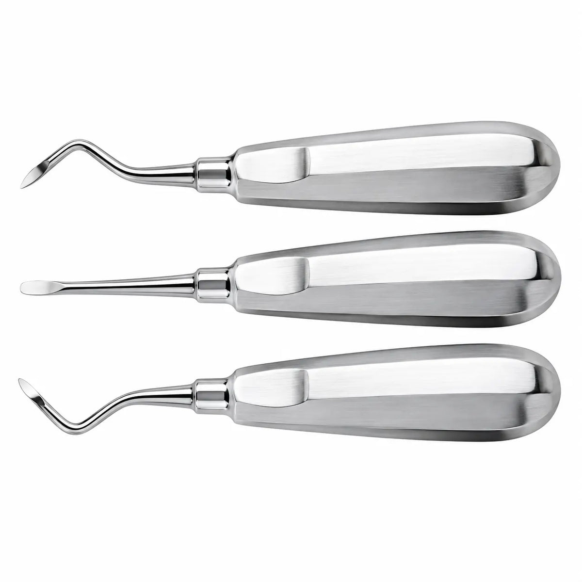Dental Root Elevator Set – Stainless Steel | 2 Pcs