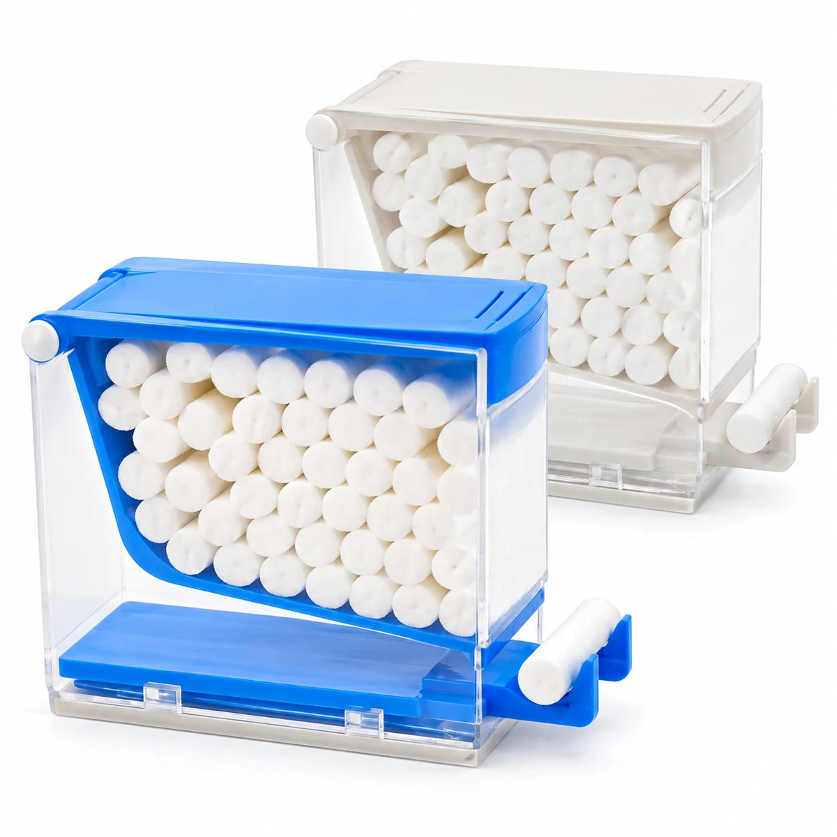 Dental Cotton Roll Dispenser Box – Press-Type Plastic Holder