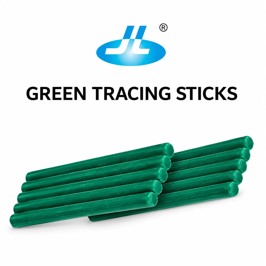 JLWAX Green Tracing Sticks – Type 1 Low Fusing Impression Compound | 10 Sticks