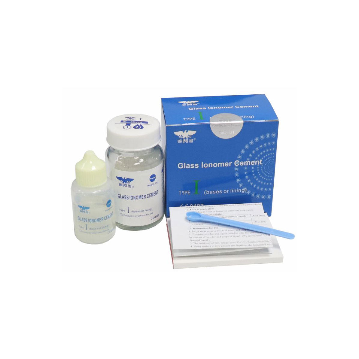 Blue Glass ionomer cement