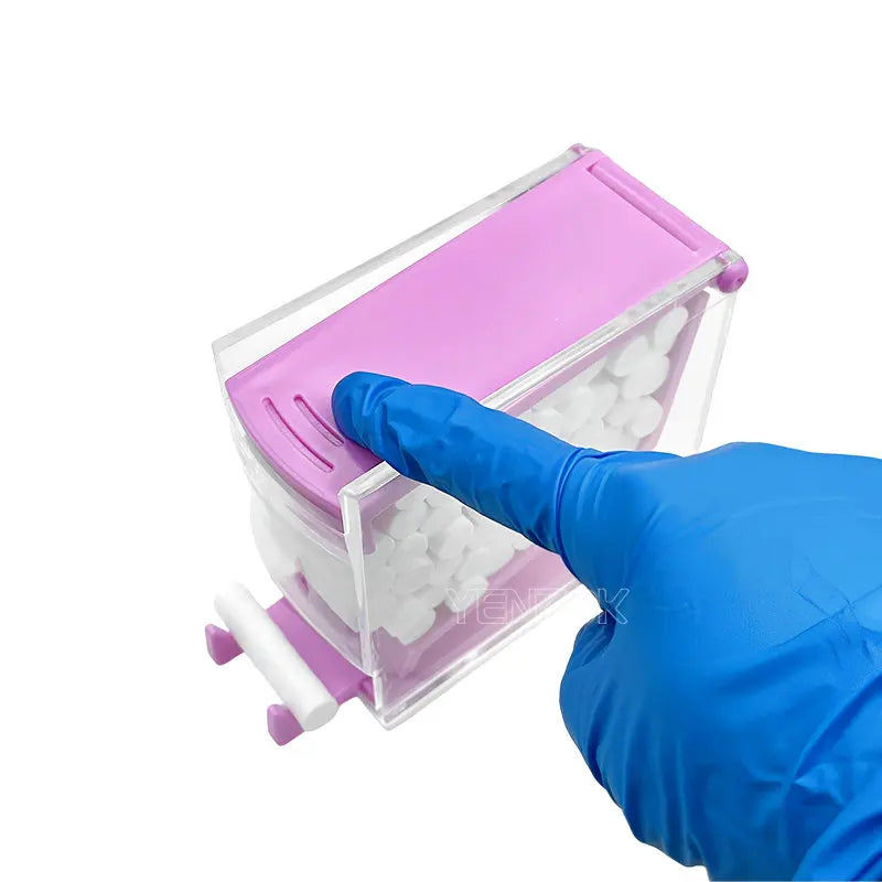 Dental Plastic Roll Dispenser box - Plastic Press-Type Holder For Clinics
