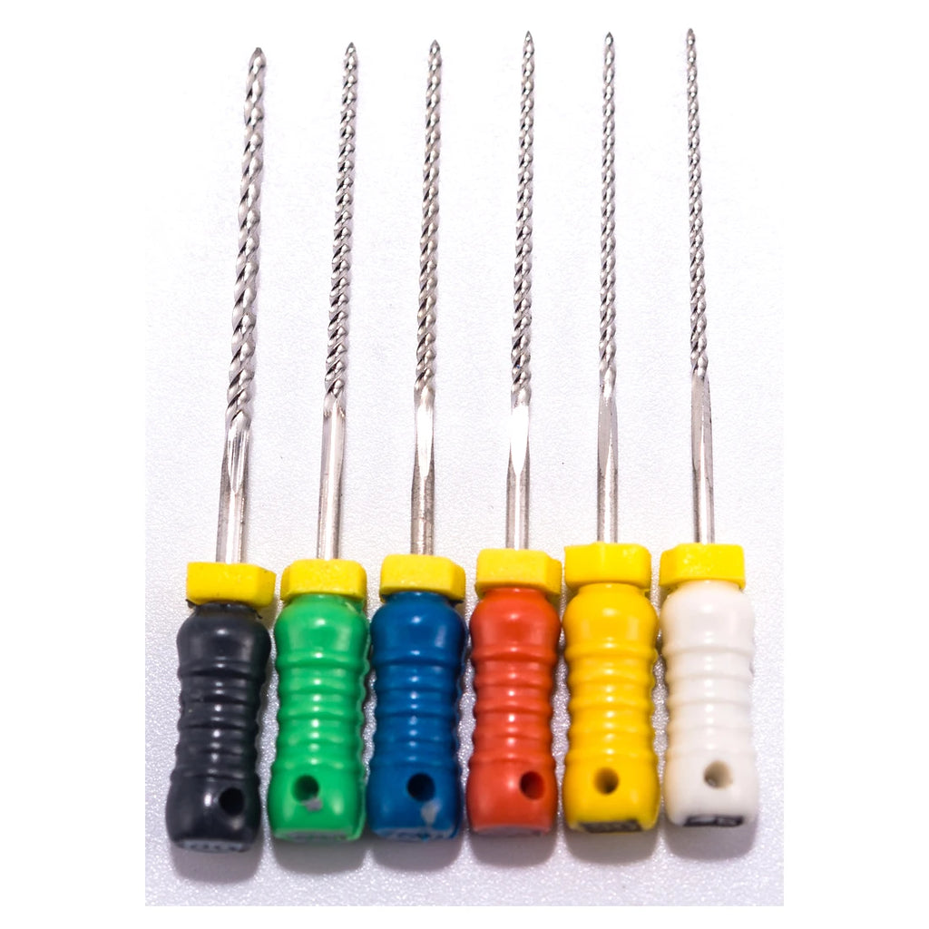 30/10Packs Dental Endo Hand K-FILE Endodontic Root Canal File K-Files 25mm 6 #8 #10 #15 #20 #25 #30 Stainless Steel Hand tool