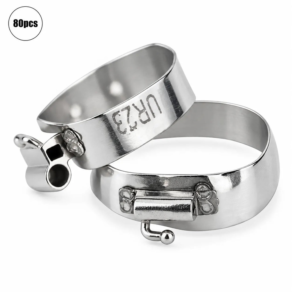 Dental Orthodontic Molar Bands – Stainless Steel | 80 Pcs