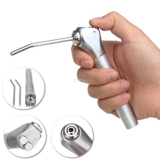Dental 3 Way Syringe Air Water Spray 2 Nozzles Tips Triple 3 Way Syringe Handpiece Dentistry Tools Kit