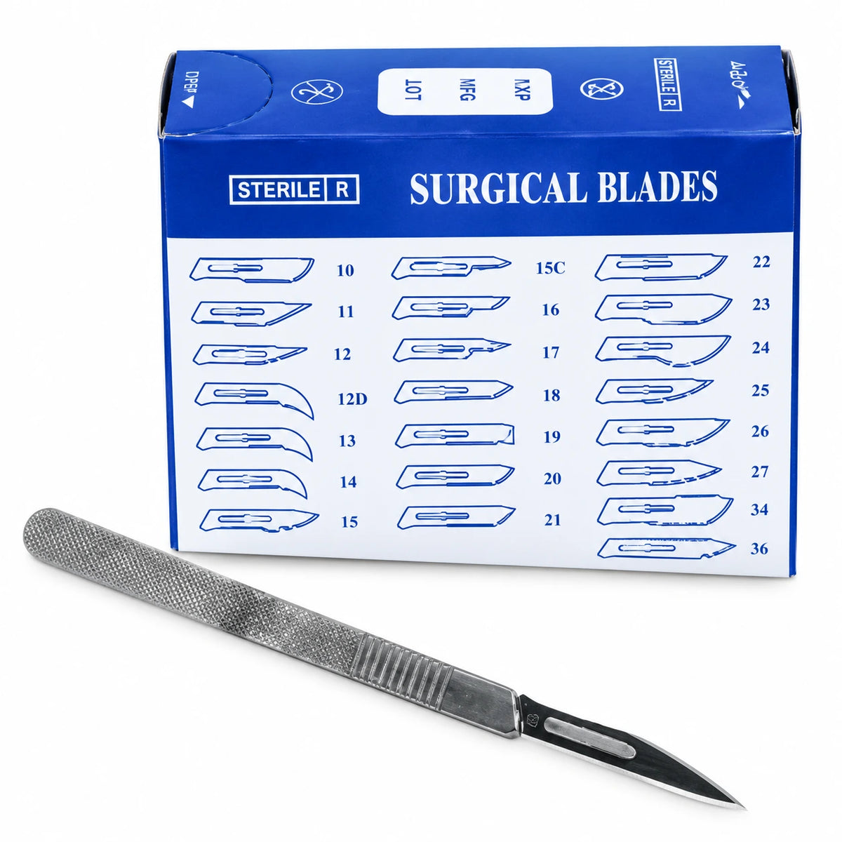 Surgical Blade No. 15 – Sterile Disposable Stainless Steel Scalpel Blade