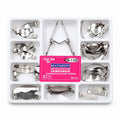 Automatric Sectional Matrix Band Kit – 36 PCS Stainless Steel Dental Matrices with Spring Clip