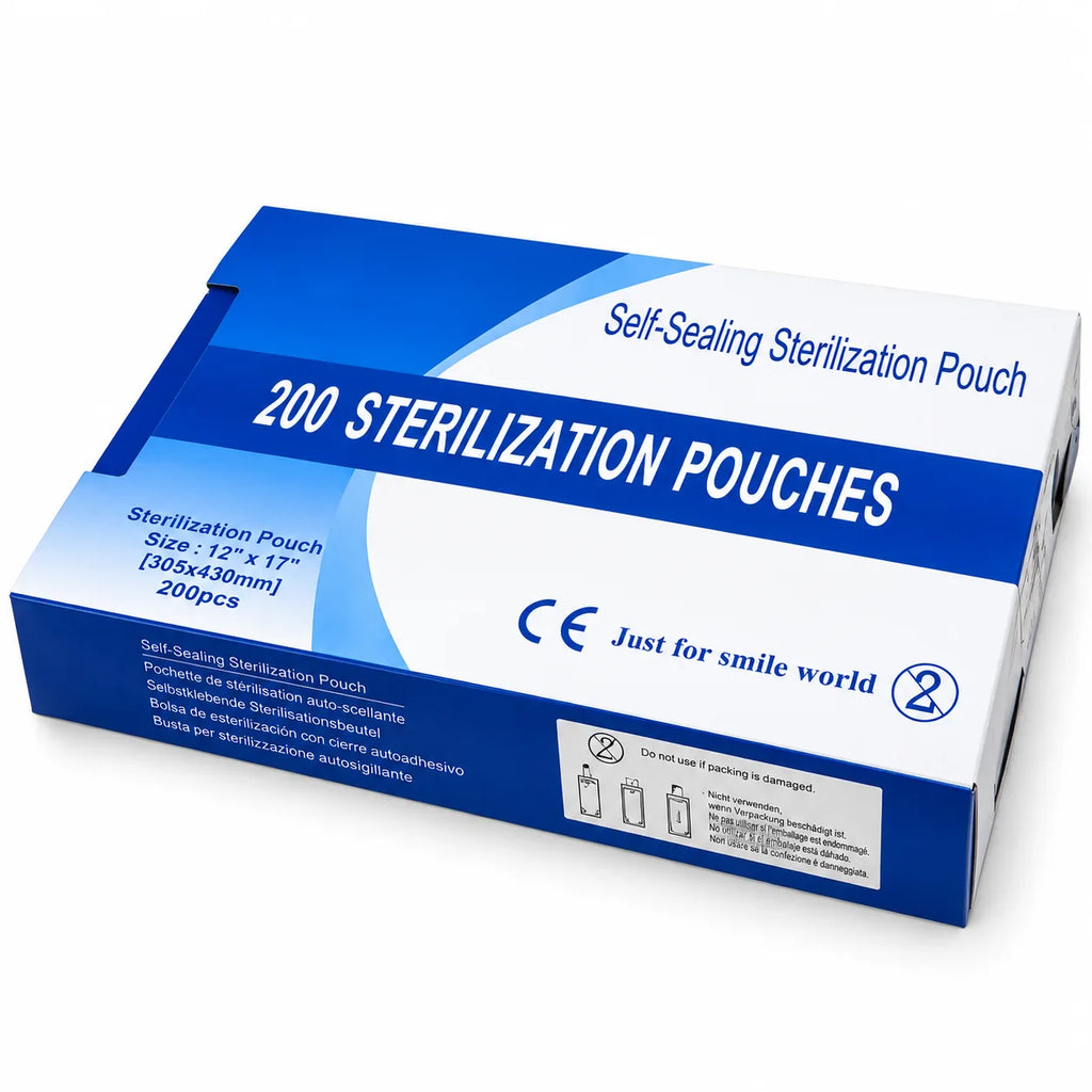 Self-Sealing Dental Sterilization Pouches – Autoclave Bags | 200 Pcs