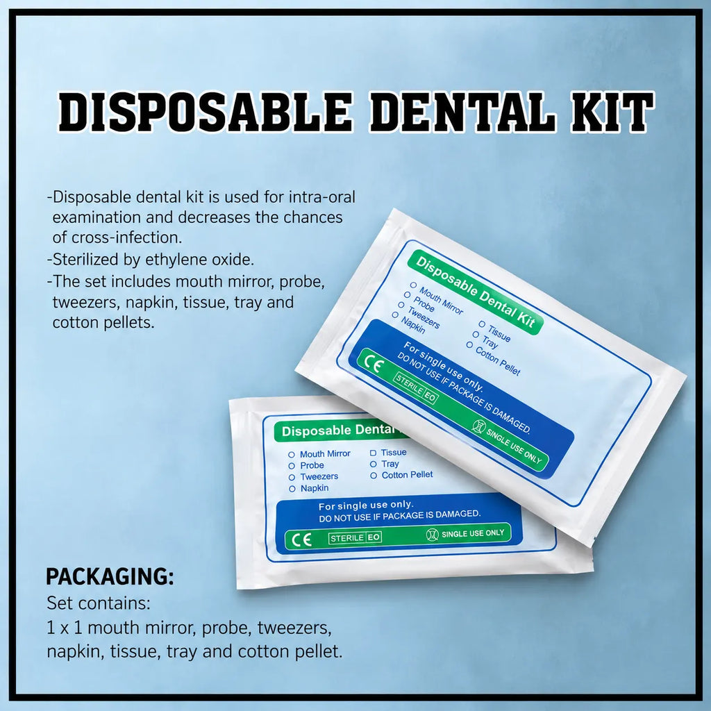 Disposable Dental Examination Kit – 10 Sets