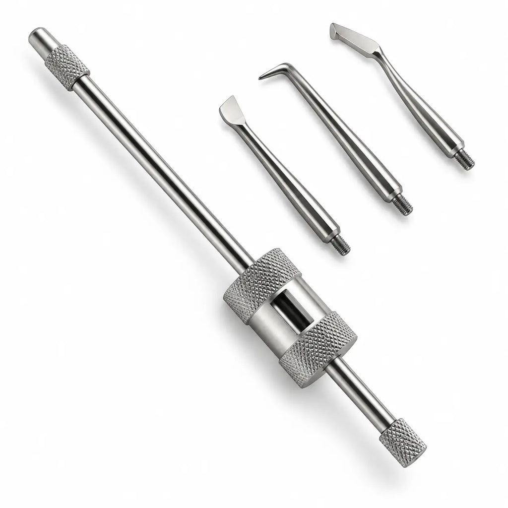 Manual Dental Crown Remover – Stainless Steel | 3 Tips