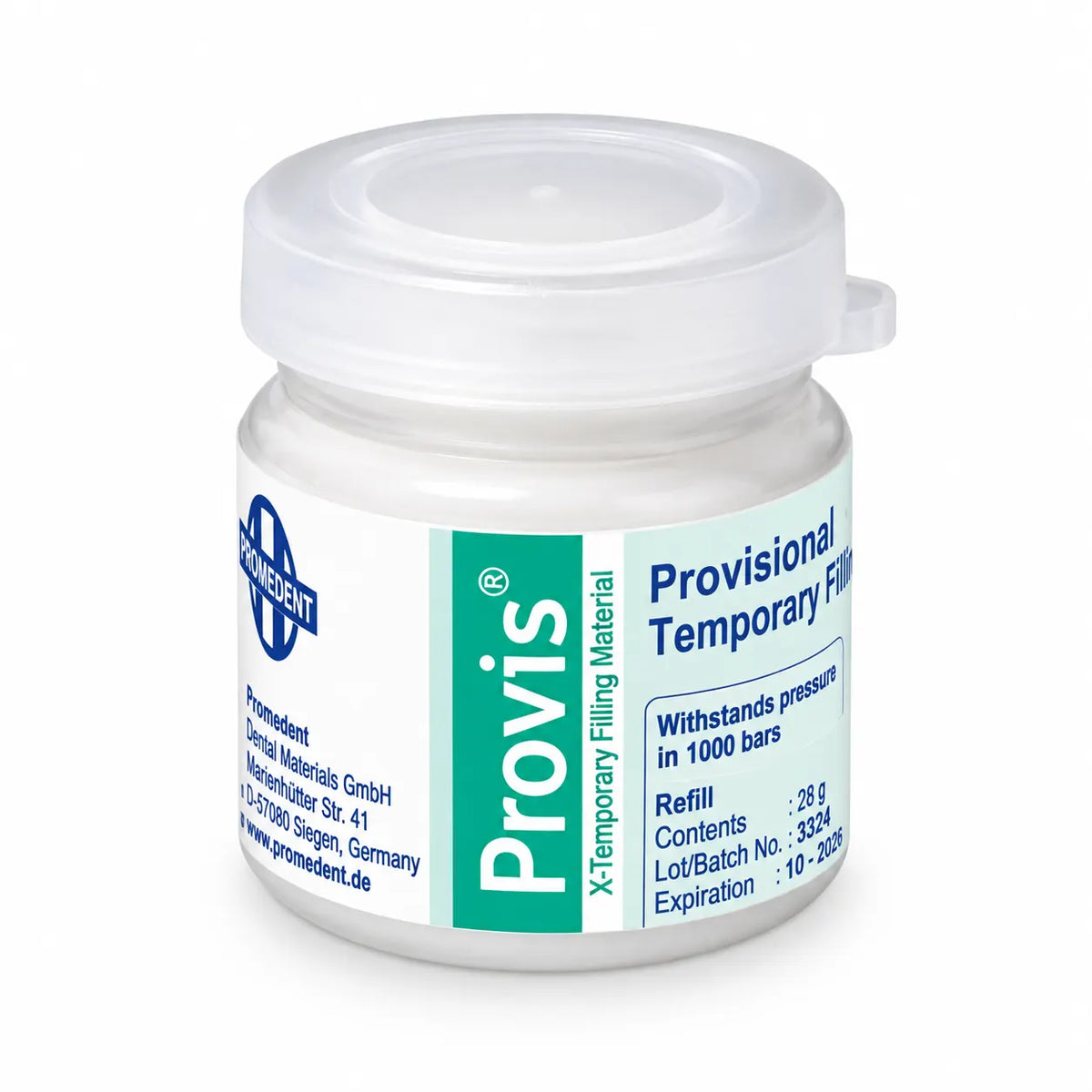 Provis Temporary Filling Material – Zinc Oxide Based Dental Cement